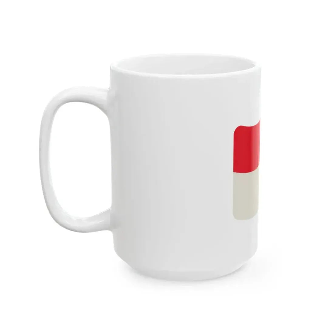 Iconol flag Indonesia (Indonesia) White Coffee Mug - Go Mug Yourself