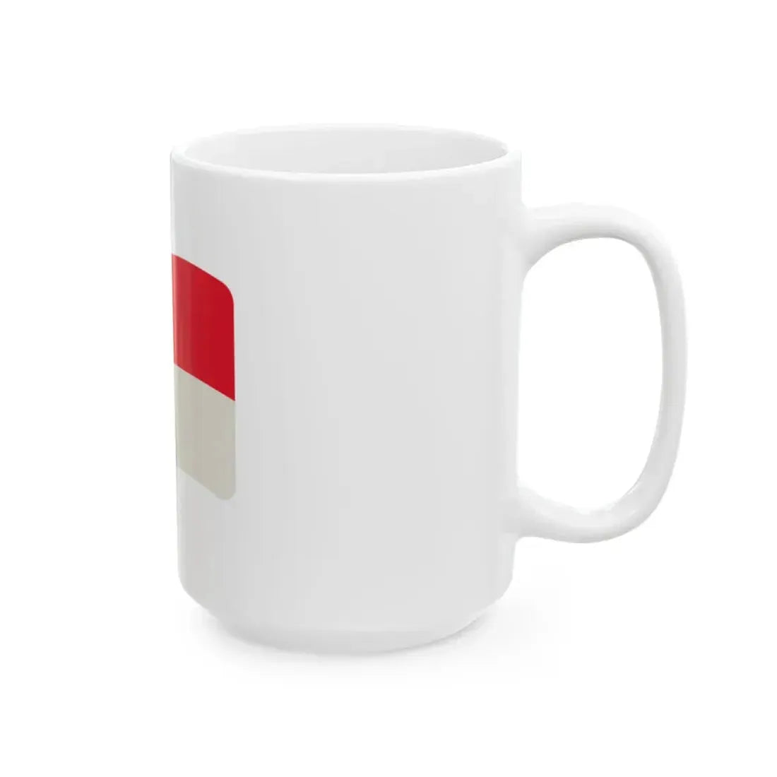 Iconol flag Indonesia (Indonesia) White Coffee Mug - Go Mug Yourself