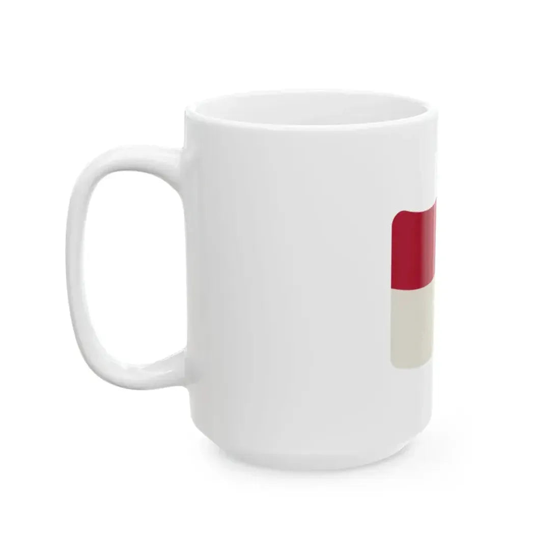 Iconol flag Monaco (Monaco) White Coffee Mug - Go Mug Yourself