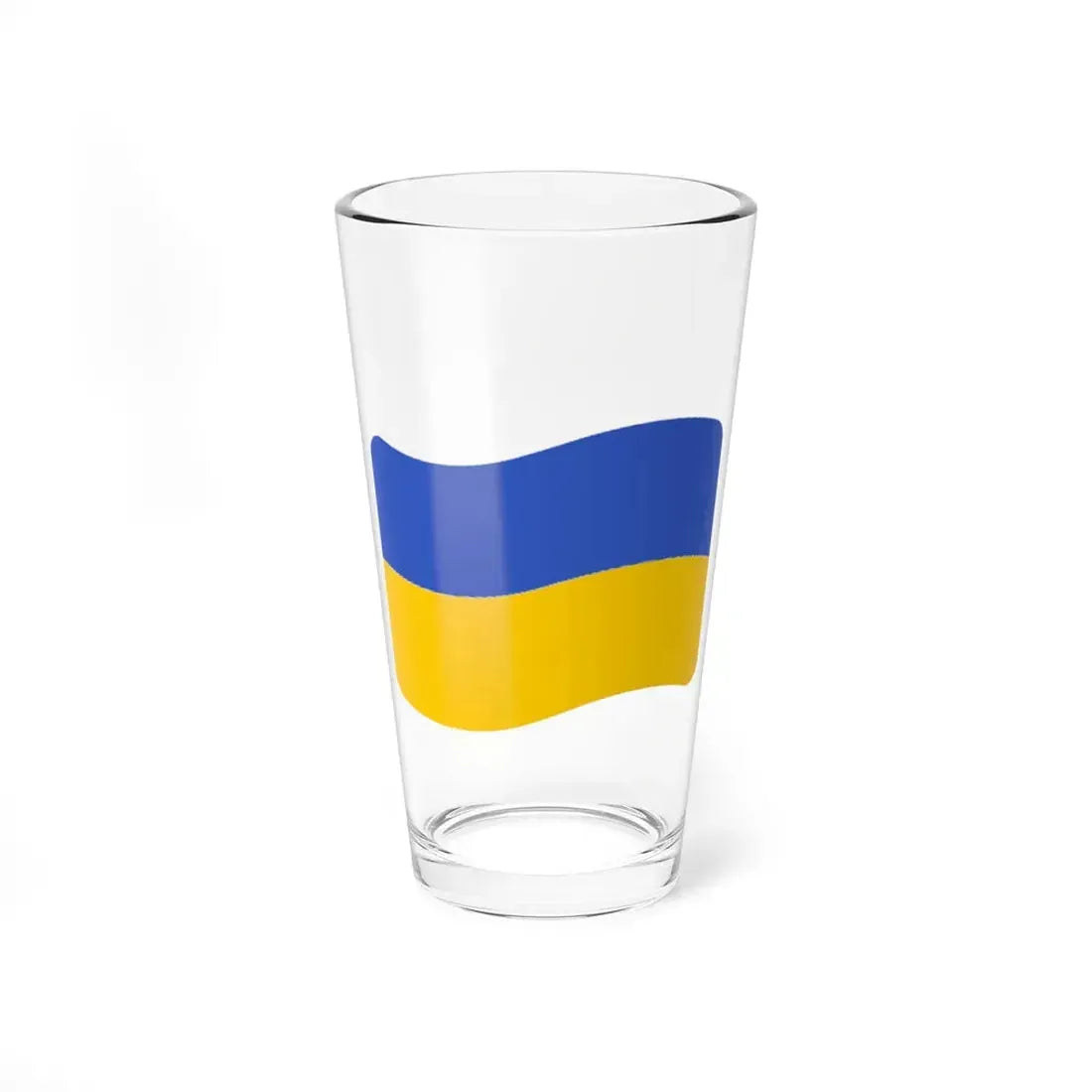 Iconol flag Ukraine (Ukraine) Pint Glass 16oz 16oz - Go Mug Yourself