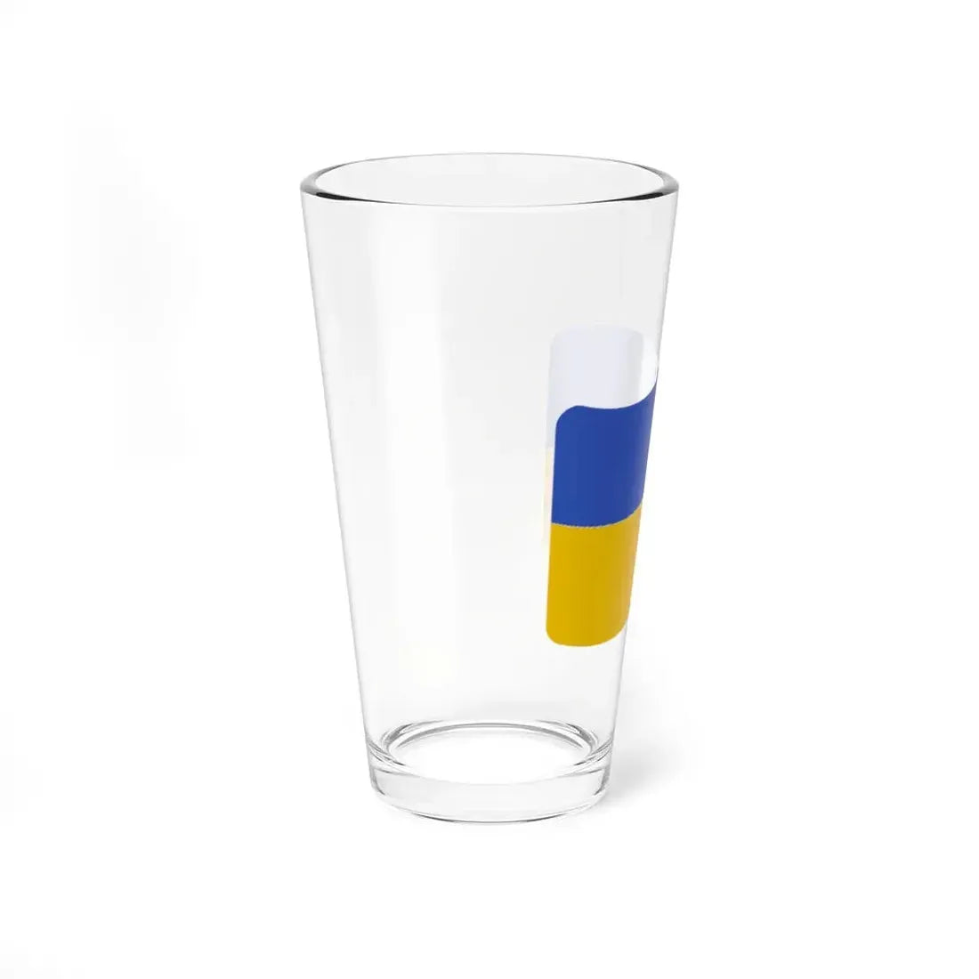 Iconol flag Ukraine (Ukraine) Pint Glass 16oz - Go Mug Yourself