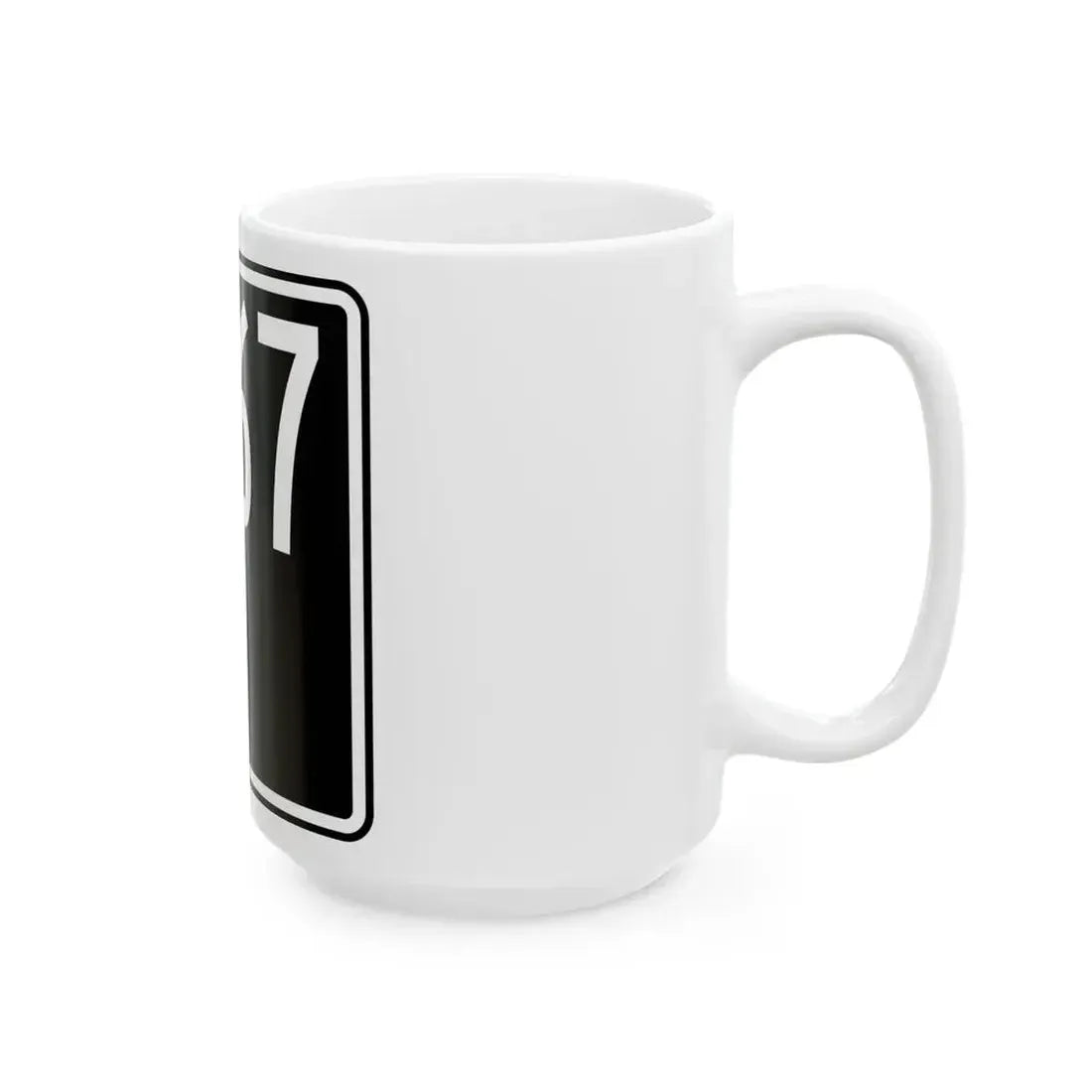 ID-167 (Idaho) (Road Sign) White Coffee Mug - Go Mug Yourself