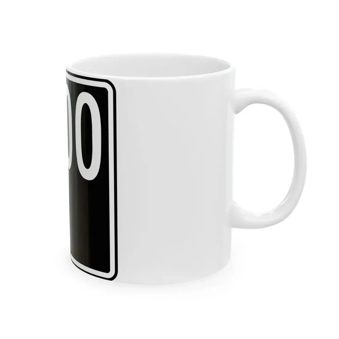 ID-200 (Idaho) (Road Sign) White Coffee Mug - Go Mug Yourself
