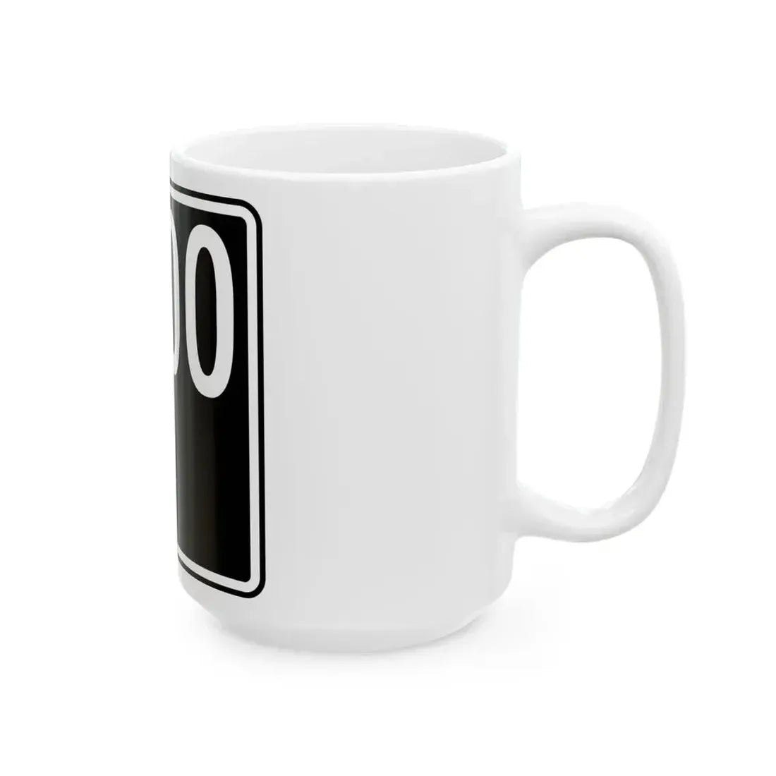 ID-200 (Idaho) (Road Sign) White Coffee Mug - Go Mug Yourself