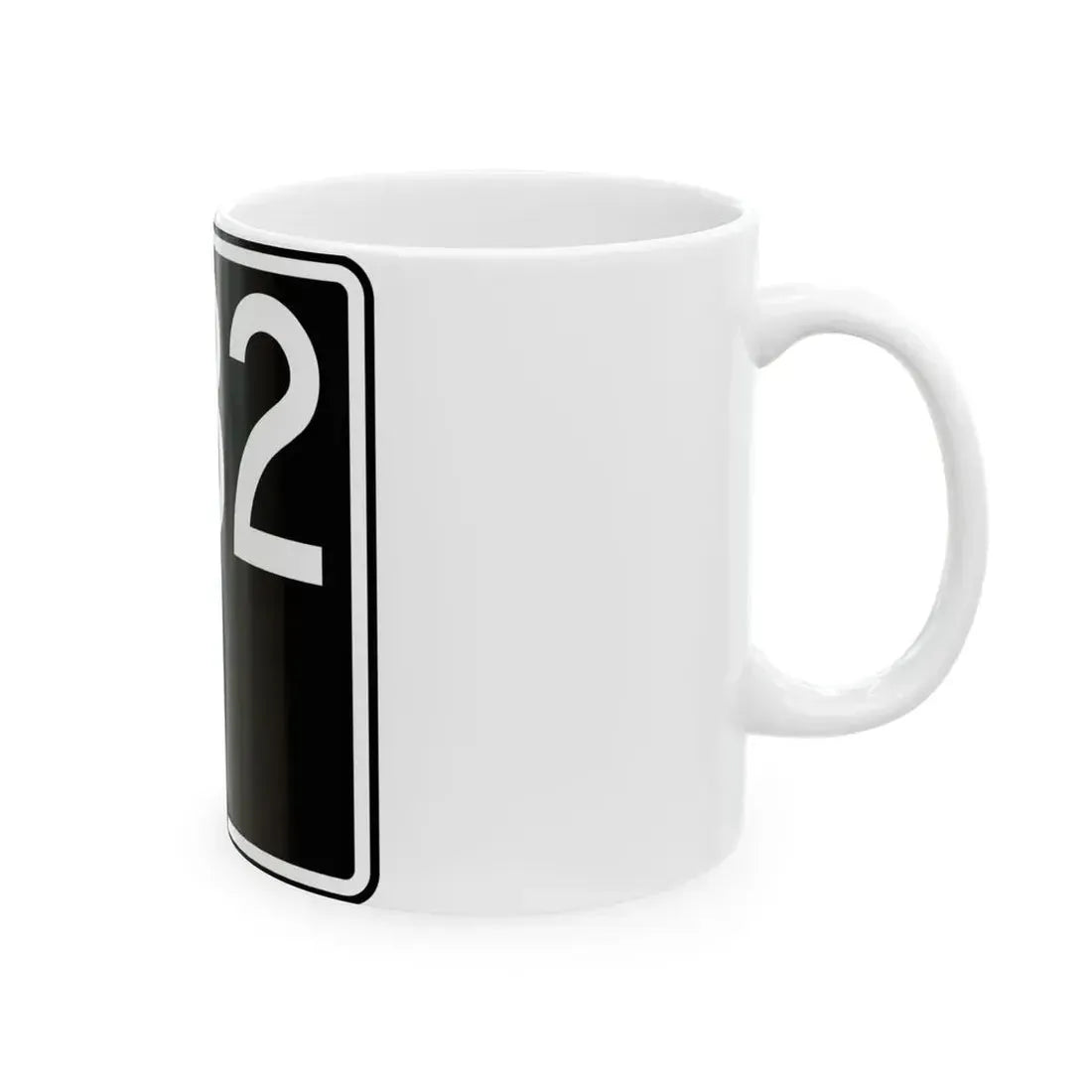 ID-32 (Idaho) (Road Sign) White Coffee Mug - Go Mug Yourself