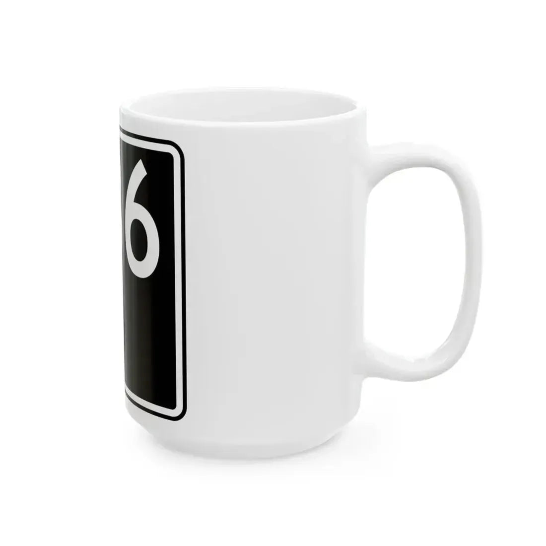 ID-36 (Idaho) (Road Sign) White Coffee Mug - Go Mug Yourself