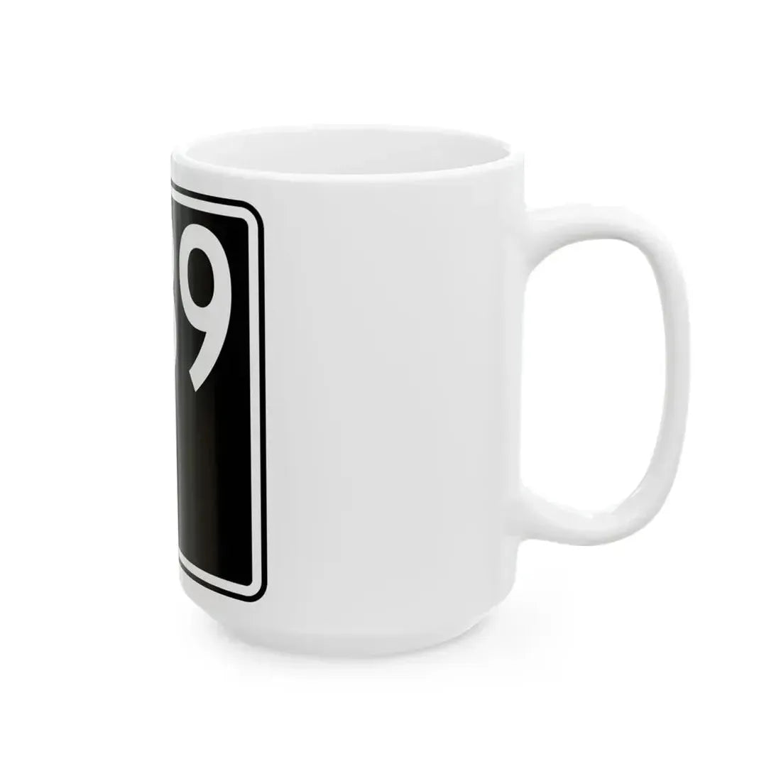 ID-39 (Idaho) (Road Sign) White Coffee Mug - Go Mug Yourself