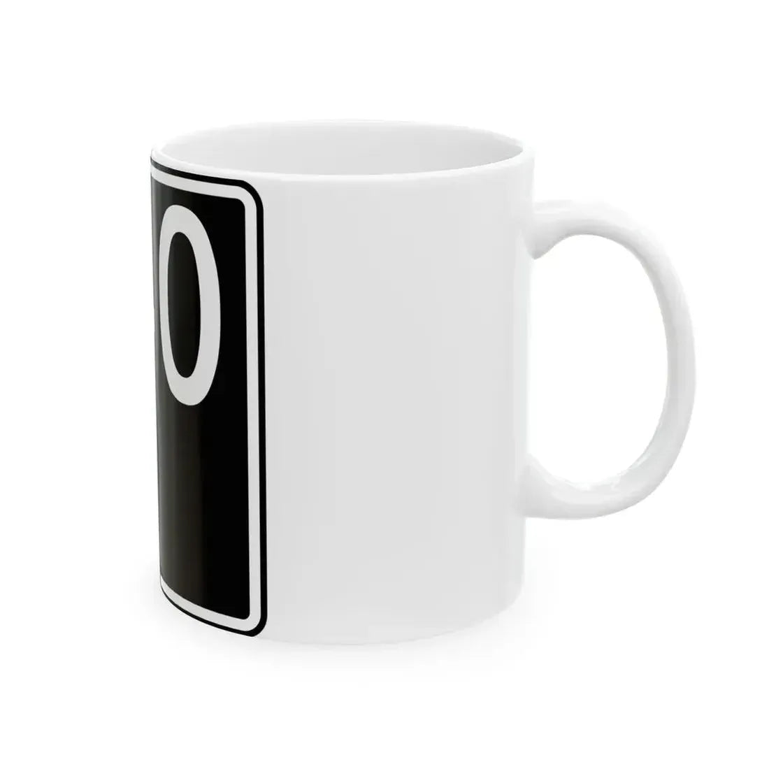 ID-40 (Idaho) (Road Sign) White Coffee Mug - Go Mug Yourself