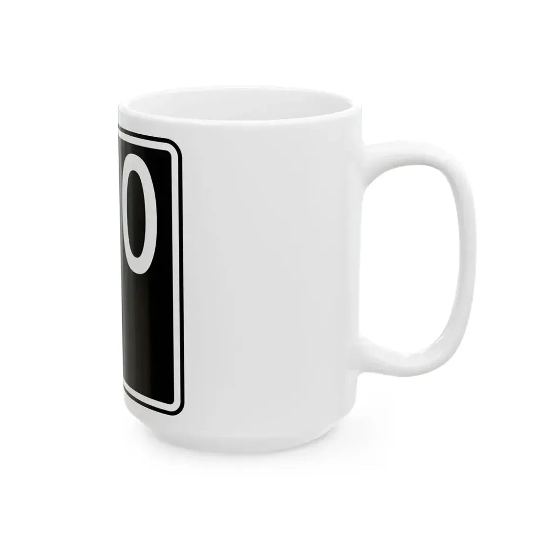ID-40 (Idaho) (Road Sign) White Coffee Mug - Go Mug Yourself
