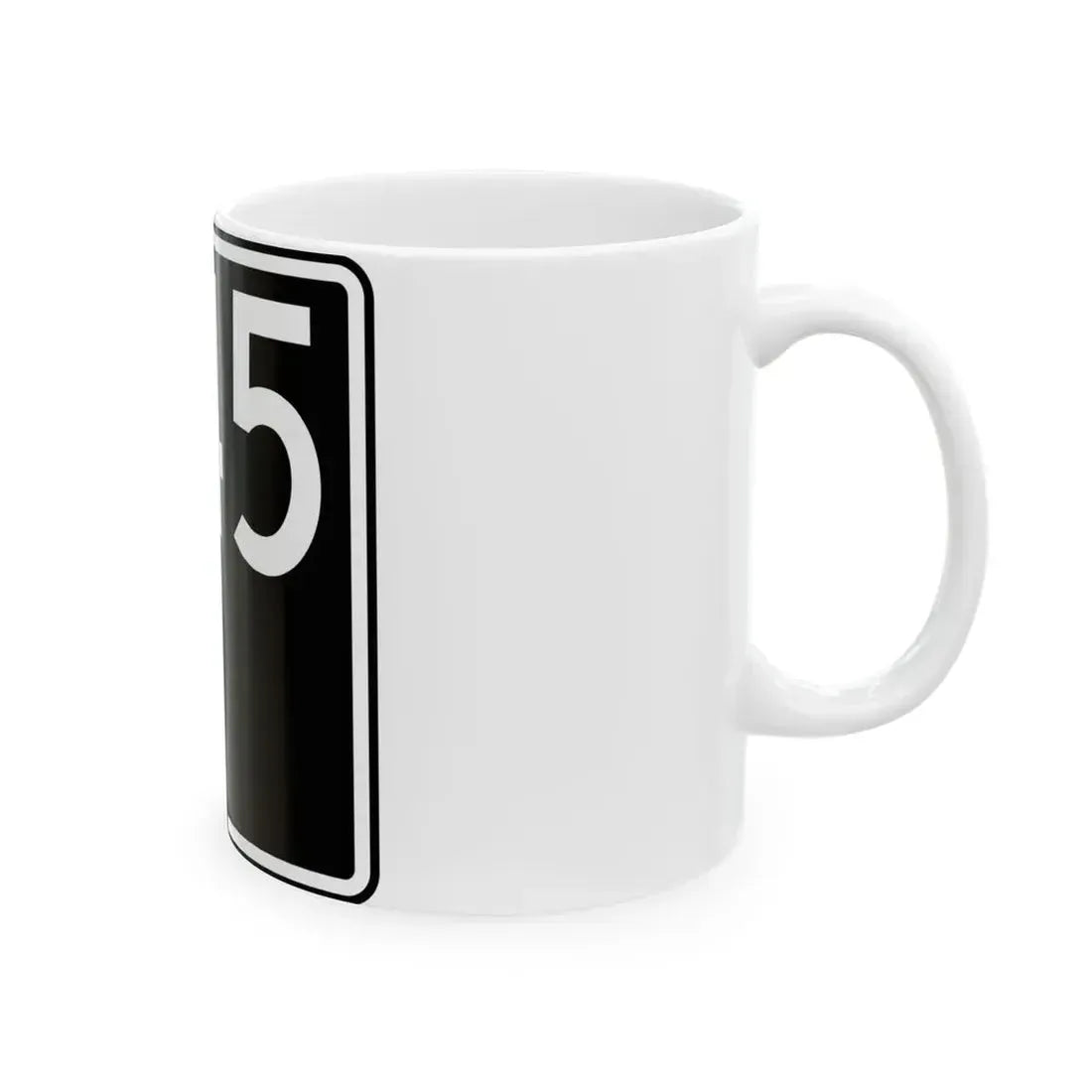 ID-45 (Idaho) (Road Sign) White Coffee Mug - Go Mug Yourself