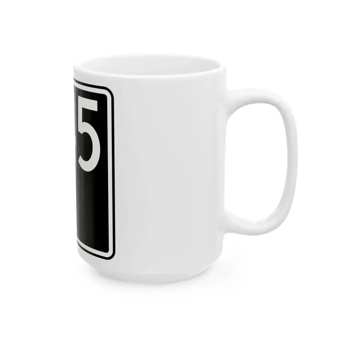 ID-45 (Idaho) (Road Sign) White Coffee Mug - Go Mug Yourself