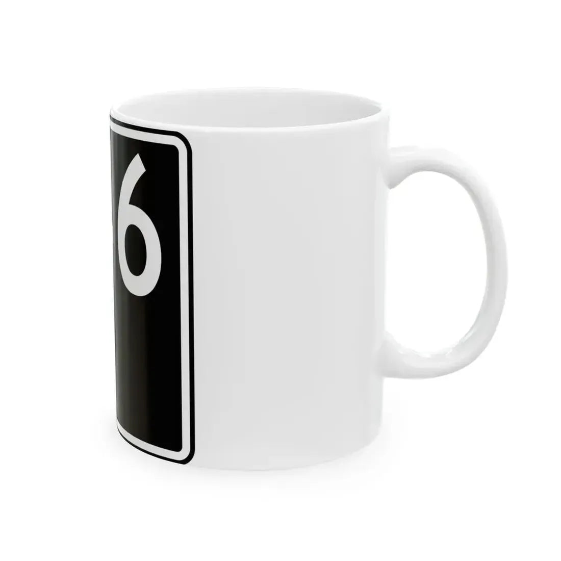 ID-46 (Idaho) (Road Sign) White Coffee Mug - Go Mug Yourself