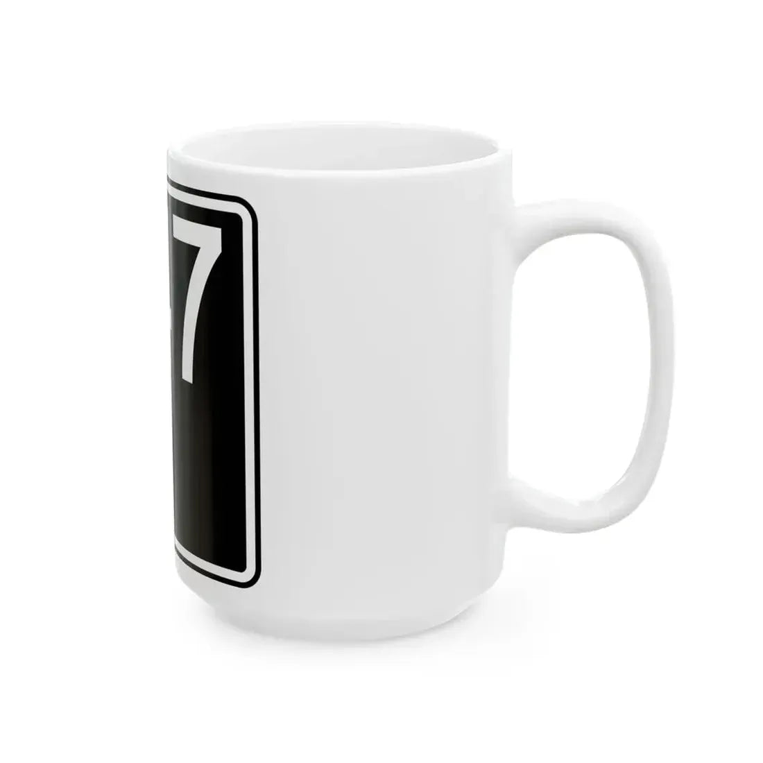 ID-47 (Idaho) (Road Sign) White Coffee Mug - Go Mug Yourself