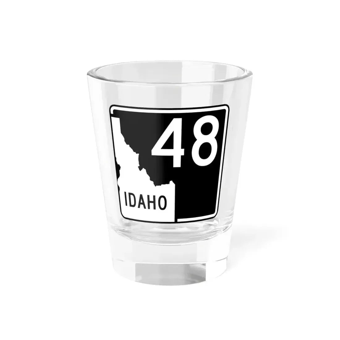 ID-48 (Idaho) (Road Sign) Shot Glass 1.5oz 1.5oz - Go Mug Yourself