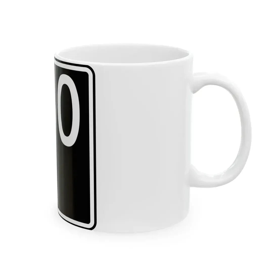 ID-60 (Idaho) (Road Sign) White Coffee Mug - Go Mug Yourself