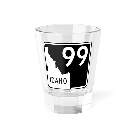 ID-99 (Idaho) (Road Sign) Shot Glass 1.5oz 1.5oz - Go Mug Yourself