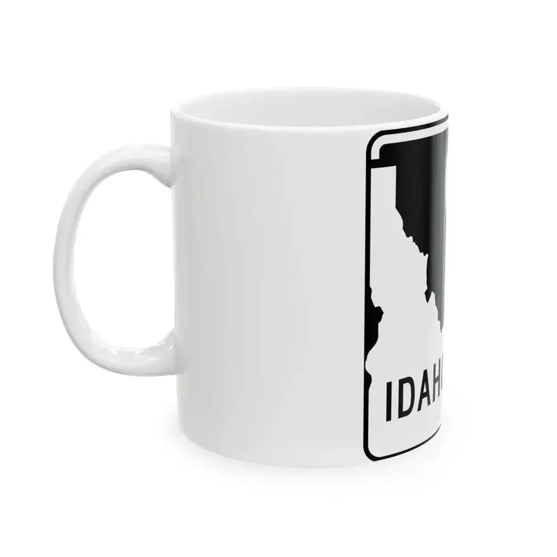ID-99 (Idaho) (Road Sign) White Coffee Mug - Go Mug Yourself