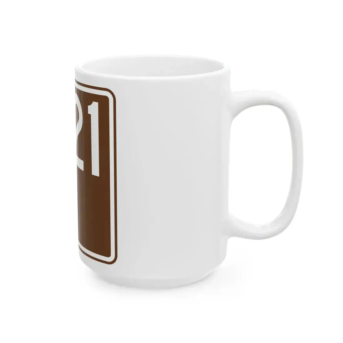 ID-Scenic-21 (Idaho) (Road Sign) White Coffee Mug - Go Mug Yourself