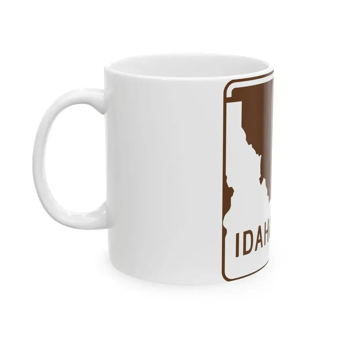 ID-Scenic-3 (Idaho) (Road Sign) White Coffee Mug - Go Mug Yourself