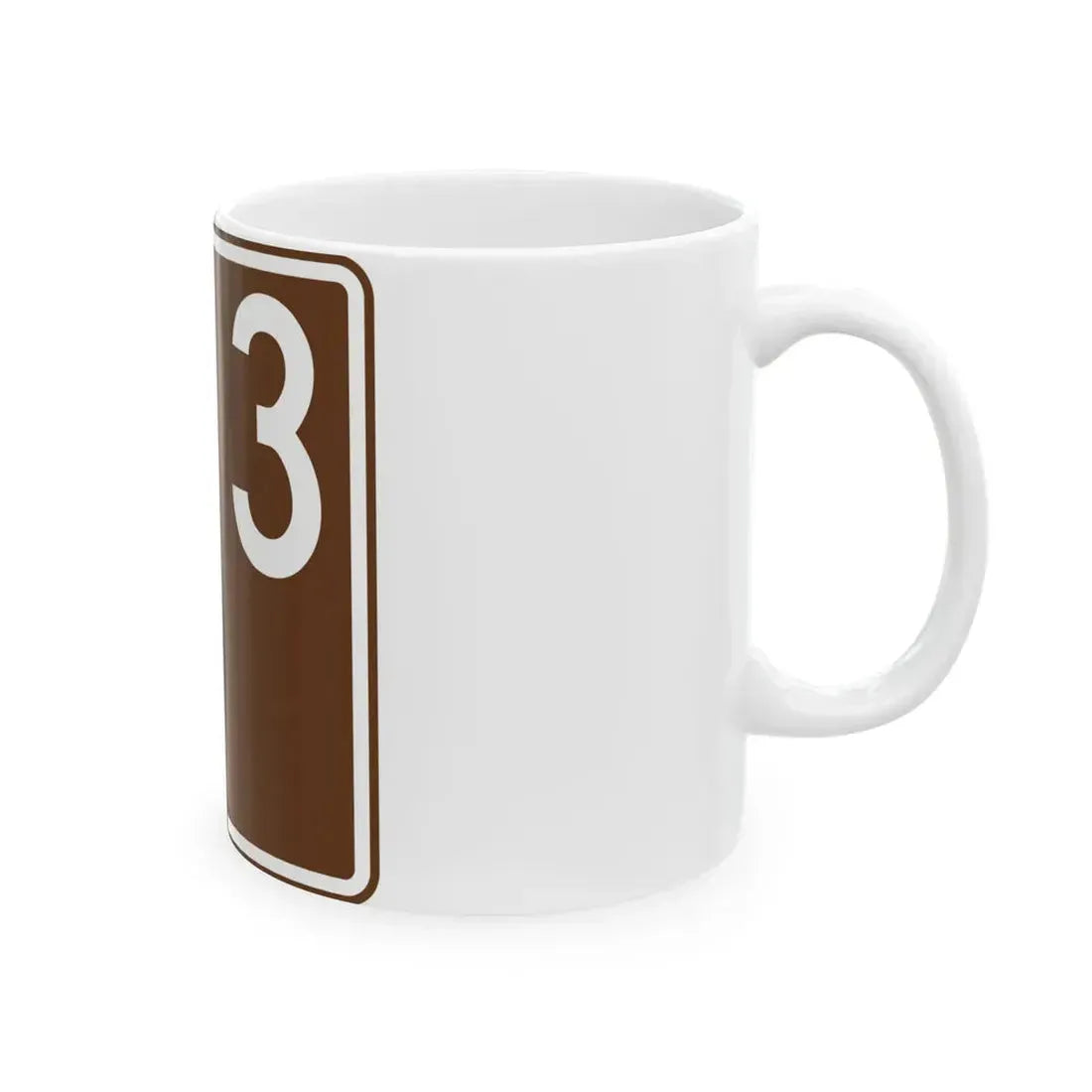 ID-Scenic-3 (Idaho) (Road Sign) White Coffee Mug - Go Mug Yourself