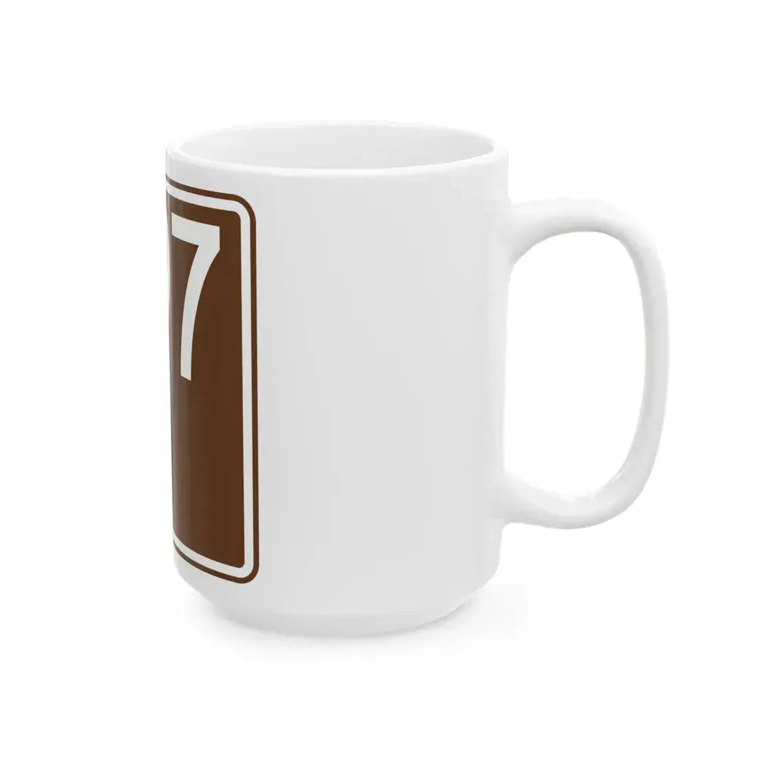 ID-Scenic-97 (Idaho) (Road Sign) White Coffee Mug - Go Mug Yourself