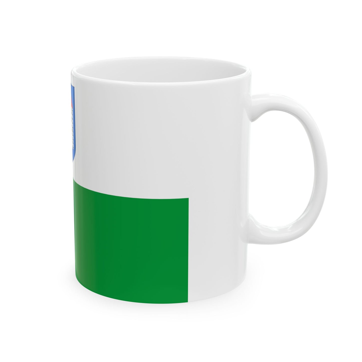 Ida-Virumaa lipp (Estonia) White Coffee Mug-Go Mug Yourself