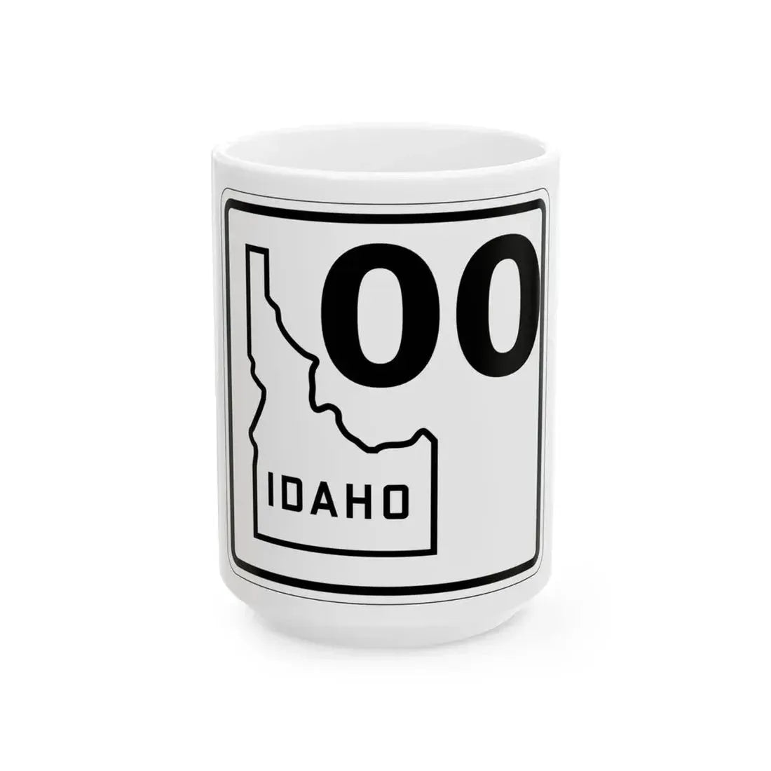 Idaho 00 1930 (Idaho) (Road Sign) White Coffee Mug 15oz - Go Mug Yourself