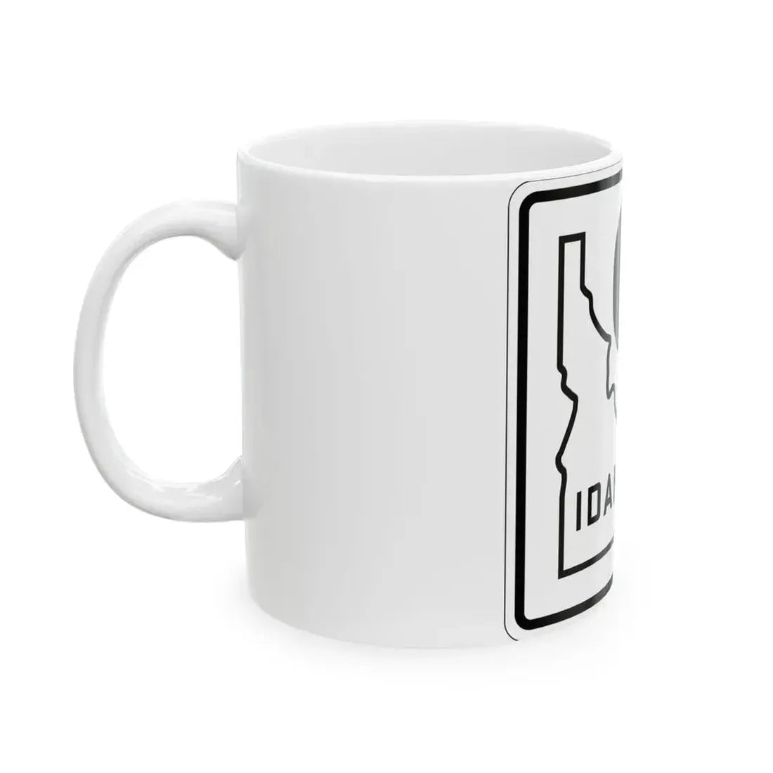Idaho 00 1930 (Idaho) (Road Sign) White Coffee Mug - Go Mug Yourself