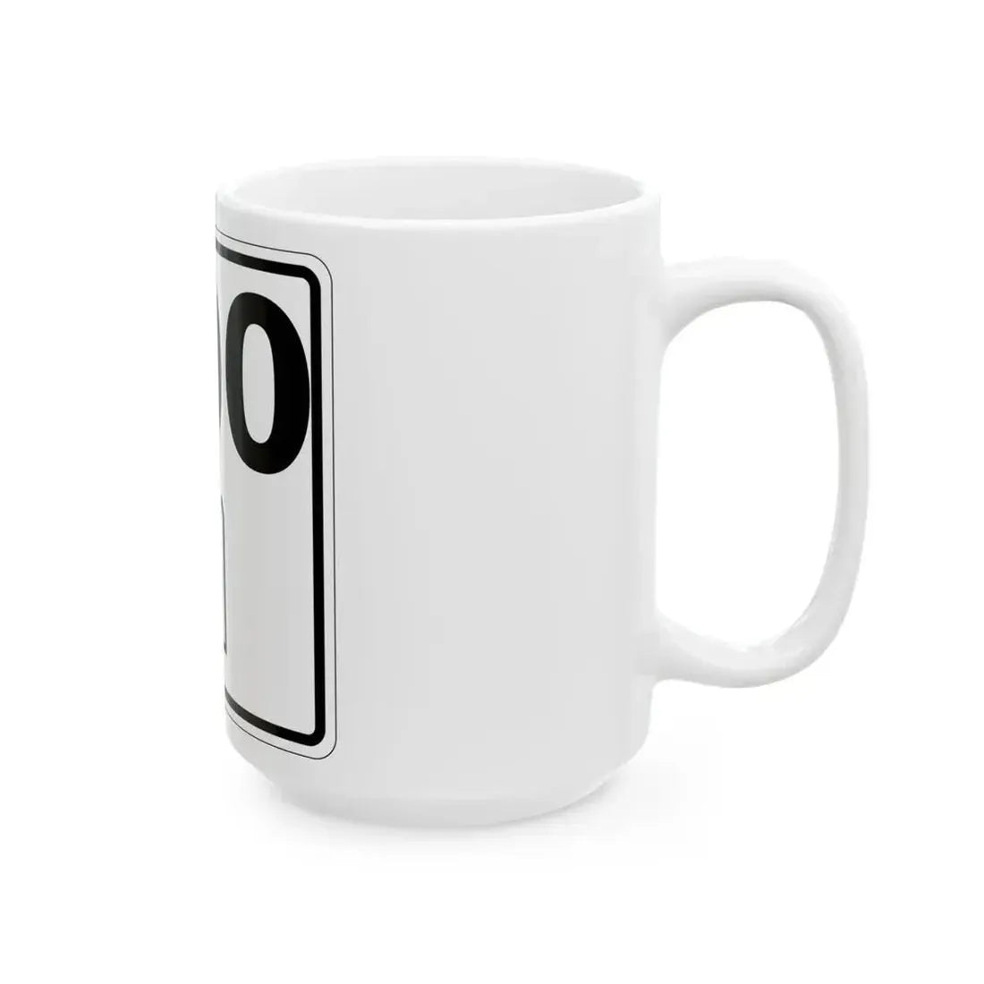 Idaho 00 1930 (Idaho) (Road Sign) White Coffee Mug - Go Mug Yourself