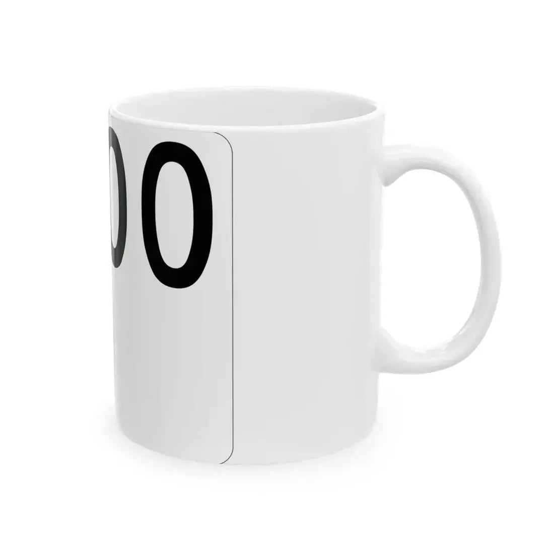 Idaho 000 template (Idaho) (Road Sign) White Coffee Mug - Go Mug Yourself
