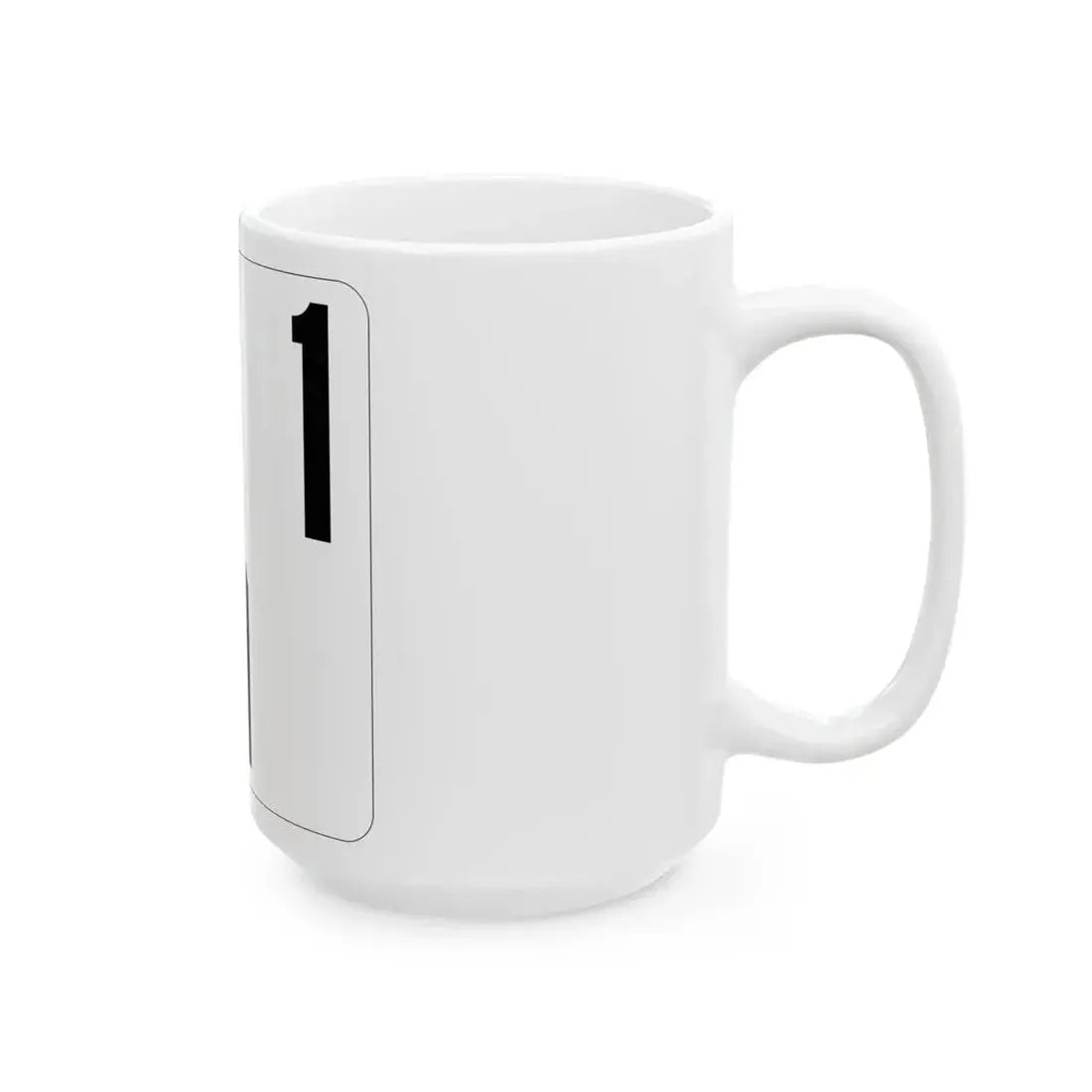 Idaho 1 (Idaho) (Road Sign) White Coffee Mug - Go Mug Yourself