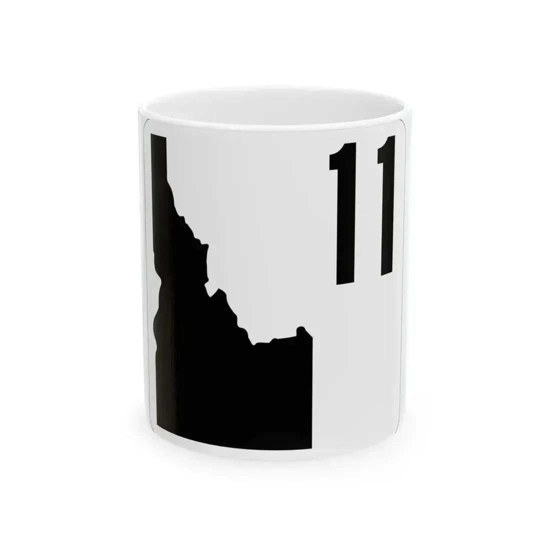 Idaho 11 (Idaho) (Road Sign) White Coffee Mug 11oz - Go Mug Yourself