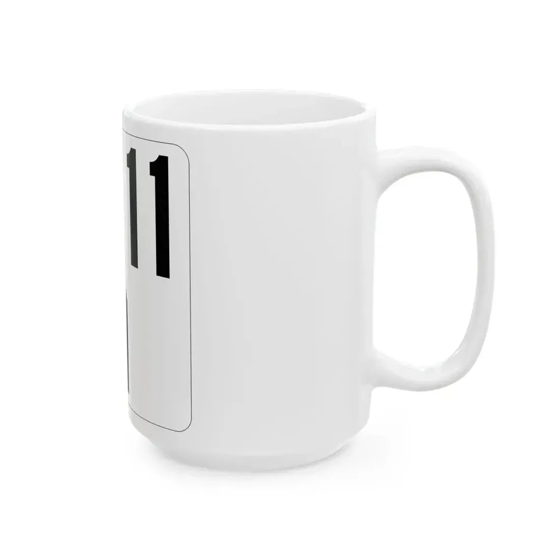 Idaho 11 (Idaho) (Road Sign) White Coffee Mug - Go Mug Yourself