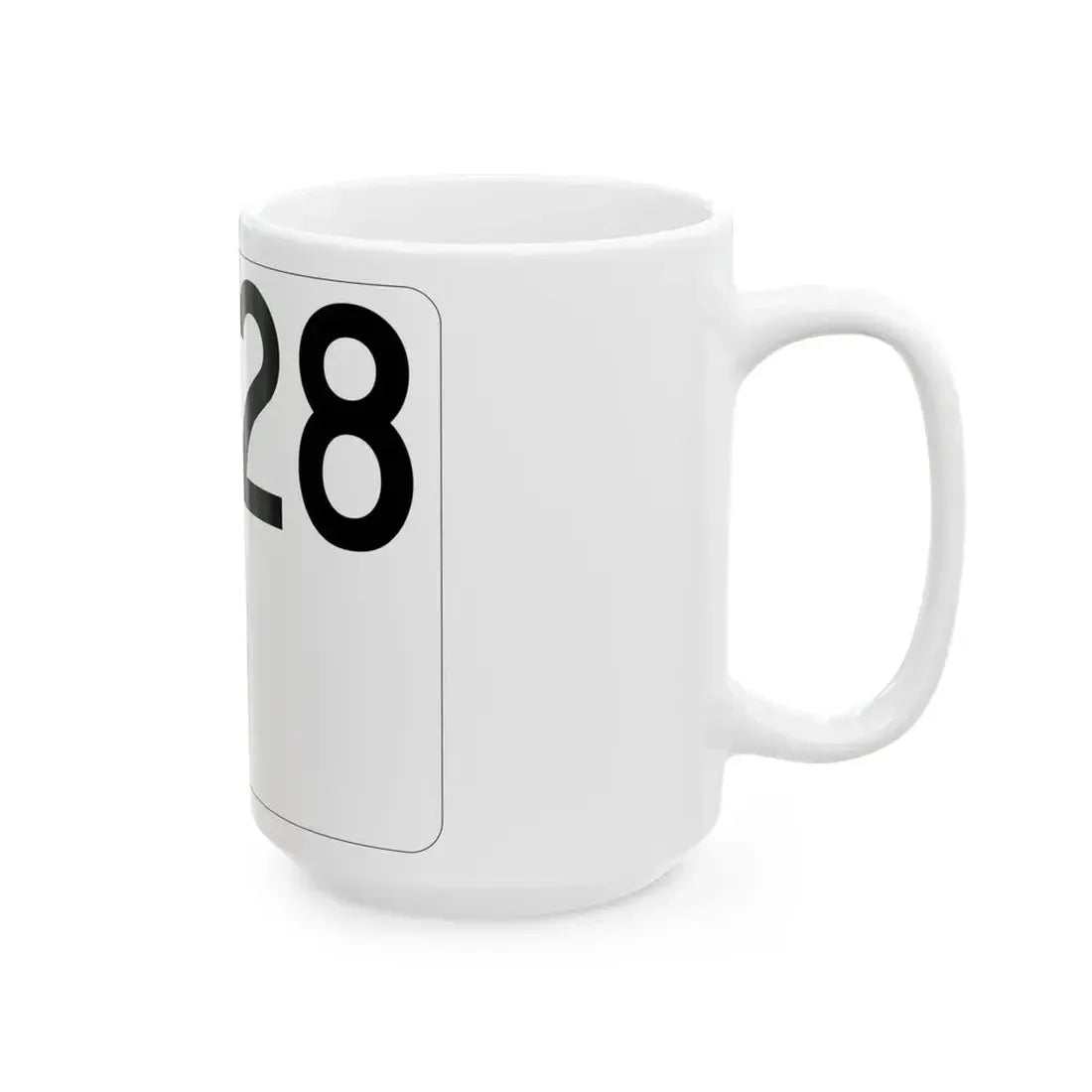 Idaho 128 (Idaho) (Road Sign) White Coffee Mug - Go Mug Yourself