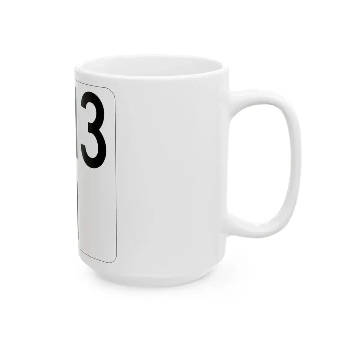 Idaho 13 (Idaho) (Road Sign) White Coffee Mug - Go Mug Yourself