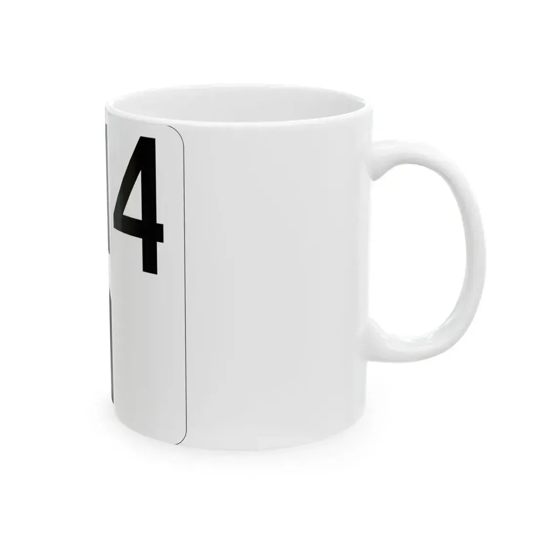 Idaho 14 (Idaho) (Road Sign) White Coffee Mug - Go Mug Yourself