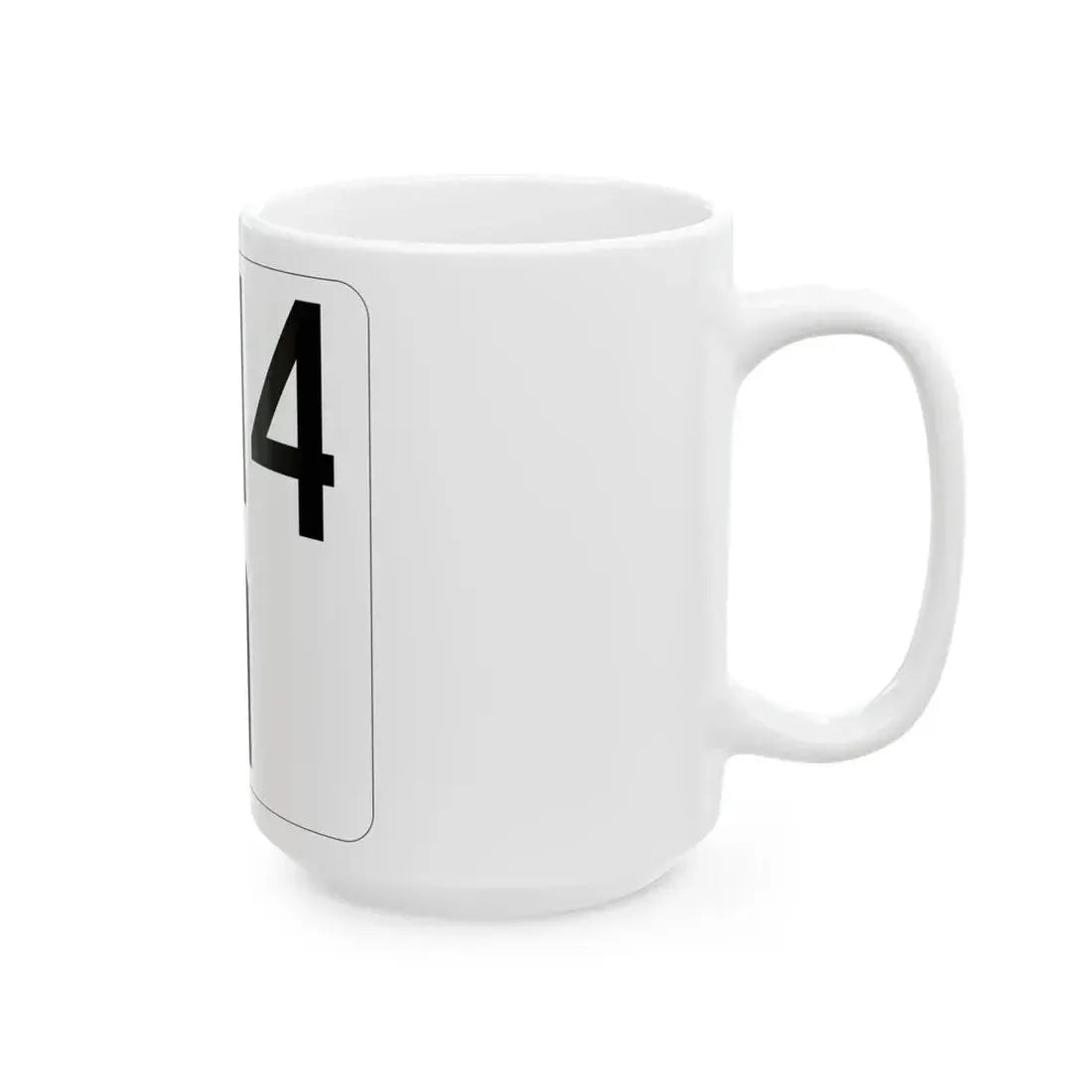 Idaho 14 (Idaho) (Road Sign) White Coffee Mug - Go Mug Yourself