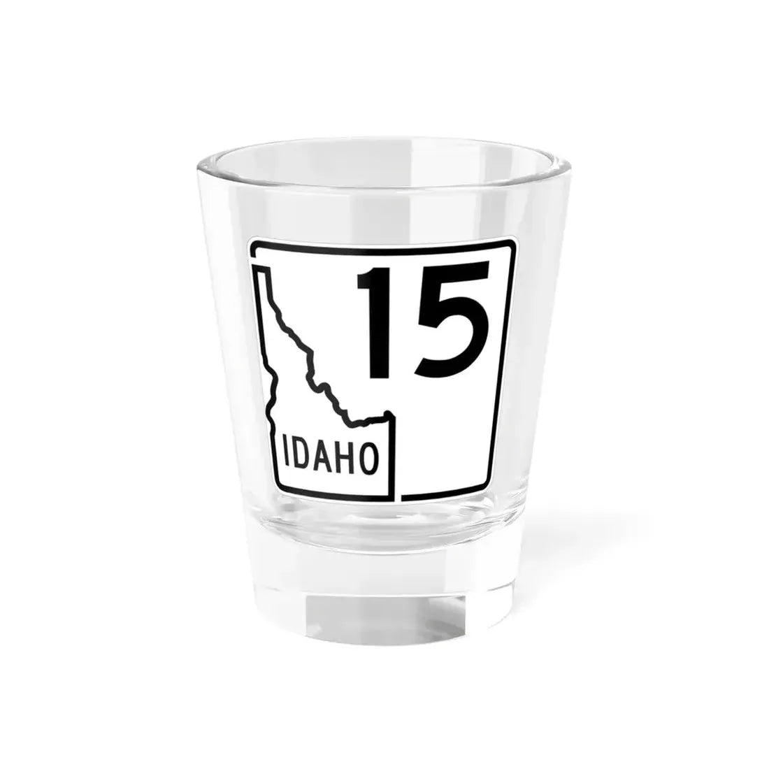 Idaho 15 1955 (Idaho) (Road Sign) Shot Glass 1.5oz 1.5oz - Go Mug Yourself