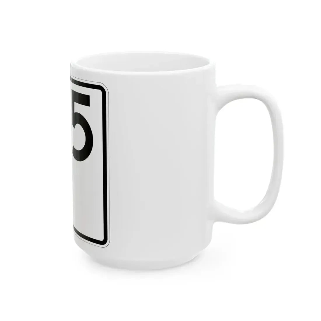 Idaho 15 1955 (Idaho) (Road Sign) White Coffee Mug - Go Mug Yourself