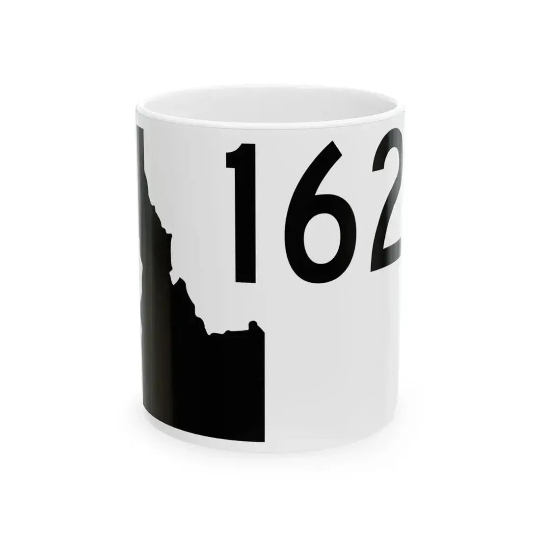 Idaho 162 (Idaho) (Road Sign) White Coffee Mug 11oz - Go Mug Yourself