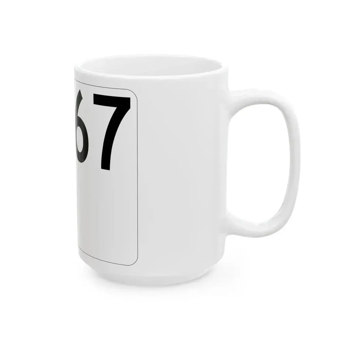 Idaho 167 (Idaho) (Road Sign) White Coffee Mug - Go Mug Yourself