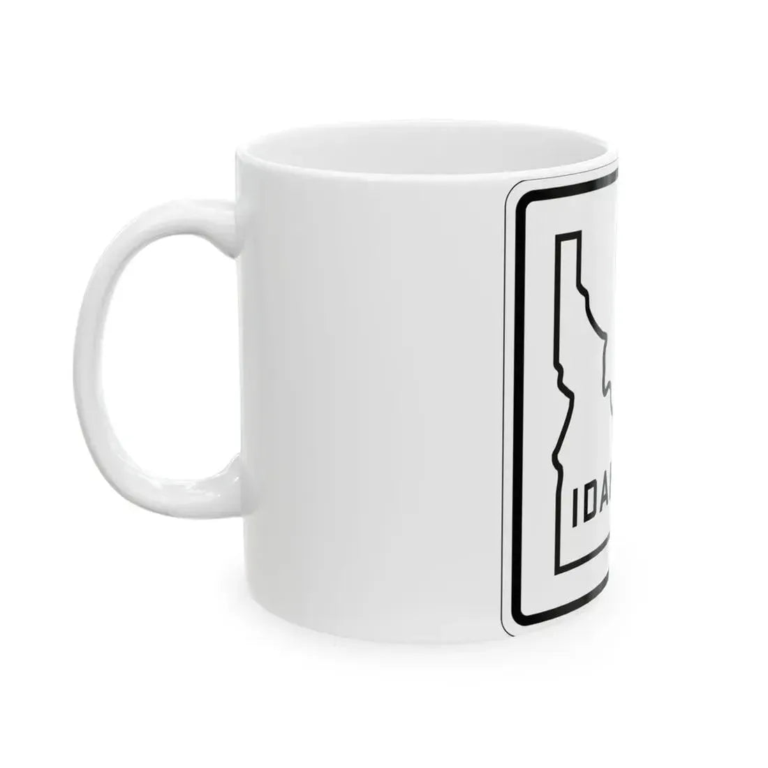 Idaho 18 1930 (Idaho) (Road Sign) White Coffee Mug - Go Mug Yourself