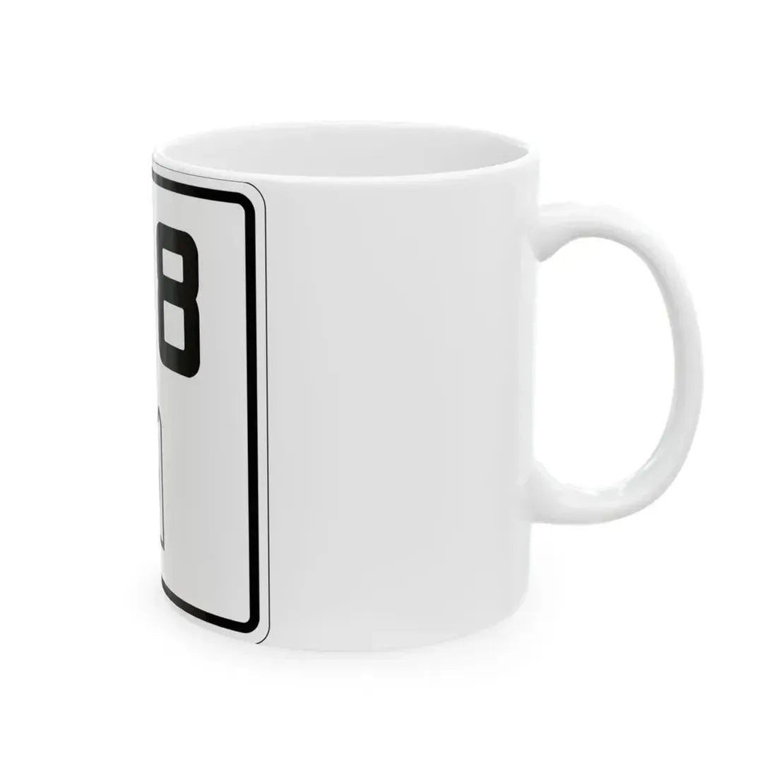 Idaho 18 1930 (Idaho) (Road Sign) White Coffee Mug - Go Mug Yourself