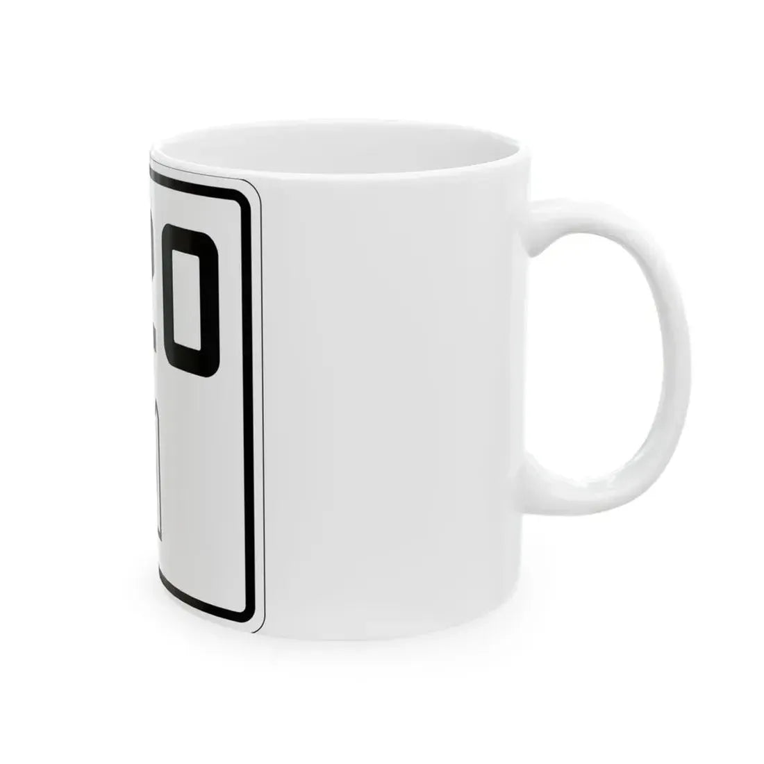 Idaho 20 1930 (Idaho) (Road Sign) White Coffee Mug - Go Mug Yourself