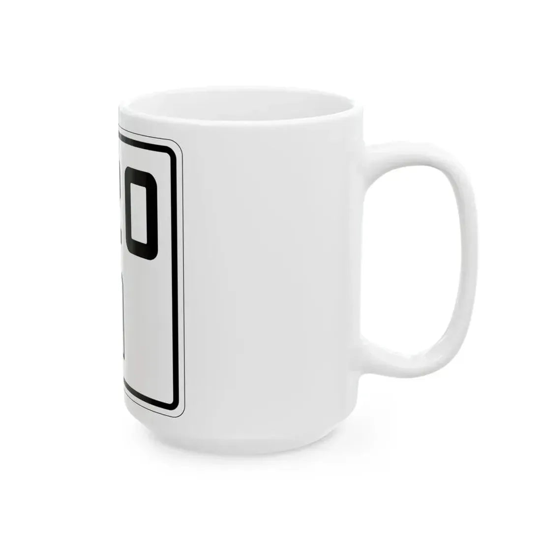 Idaho 20 1930 (Idaho) (Road Sign) White Coffee Mug - Go Mug Yourself