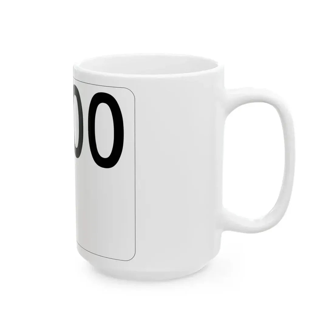 Idaho 200 (Idaho) (Road Sign) White Coffee Mug - Go Mug Yourself