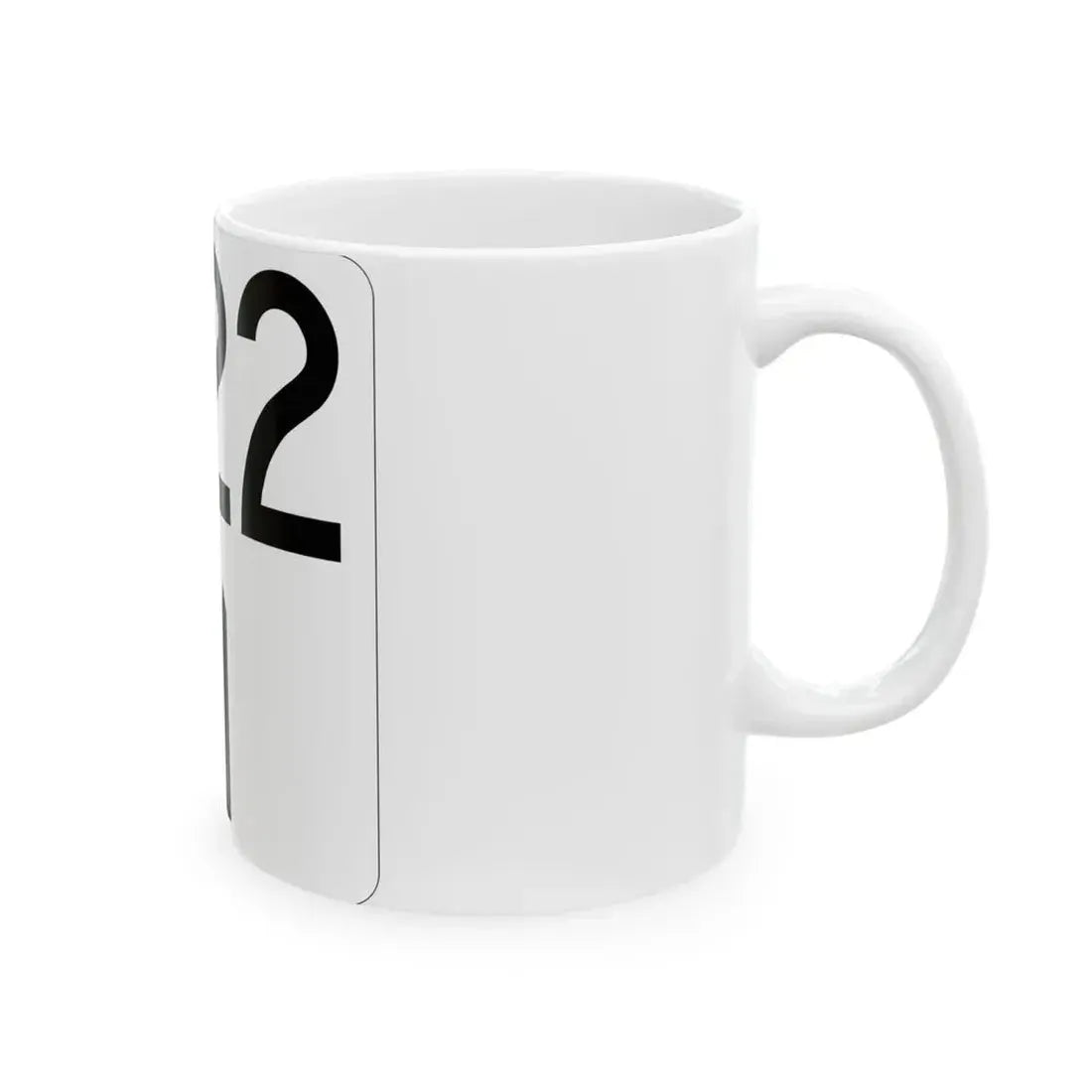 Idaho 22 (Idaho) (Road Sign) White Coffee Mug - Go Mug Yourself