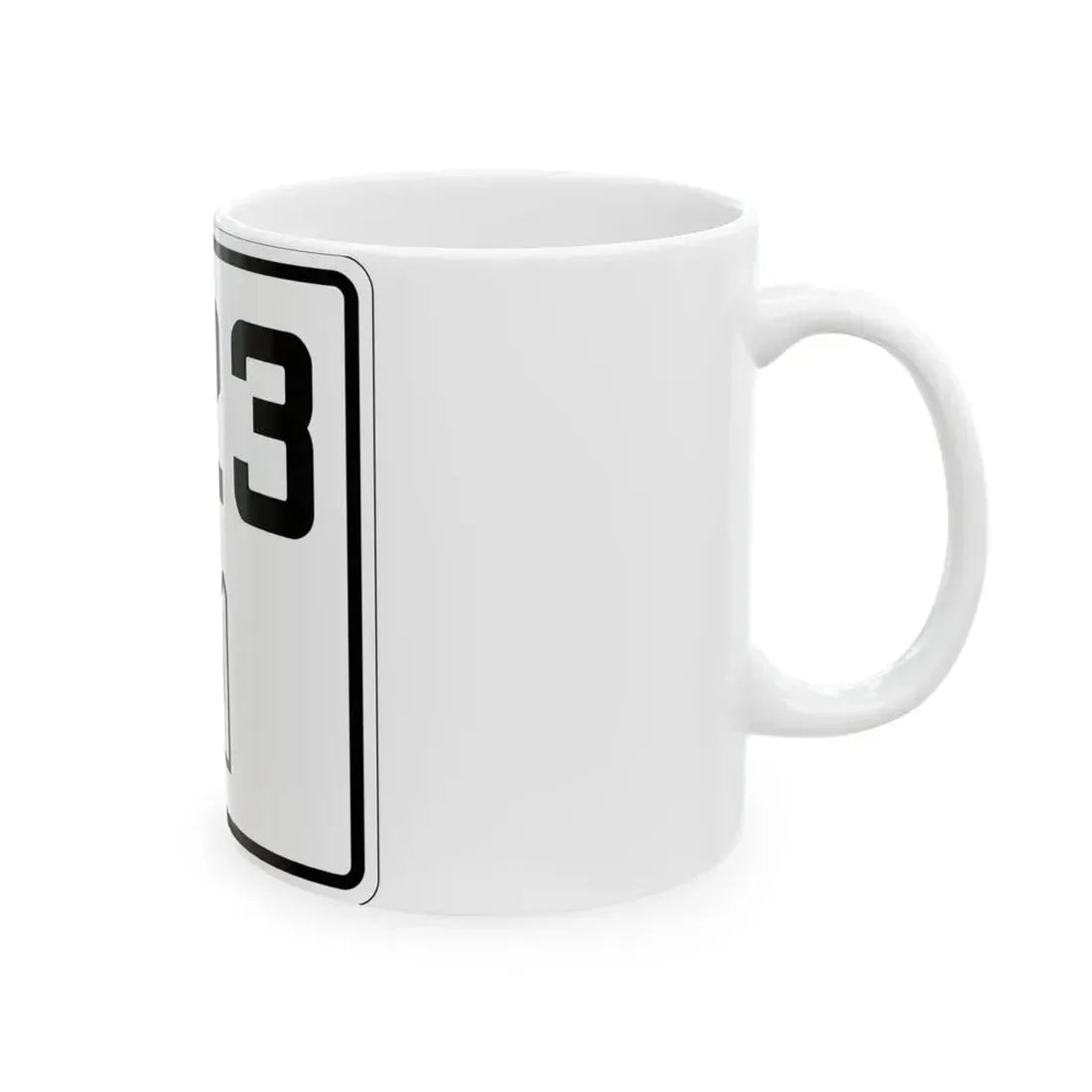 Idaho 23 1930 (Idaho) (Road Sign) White Coffee Mug - Go Mug Yourself