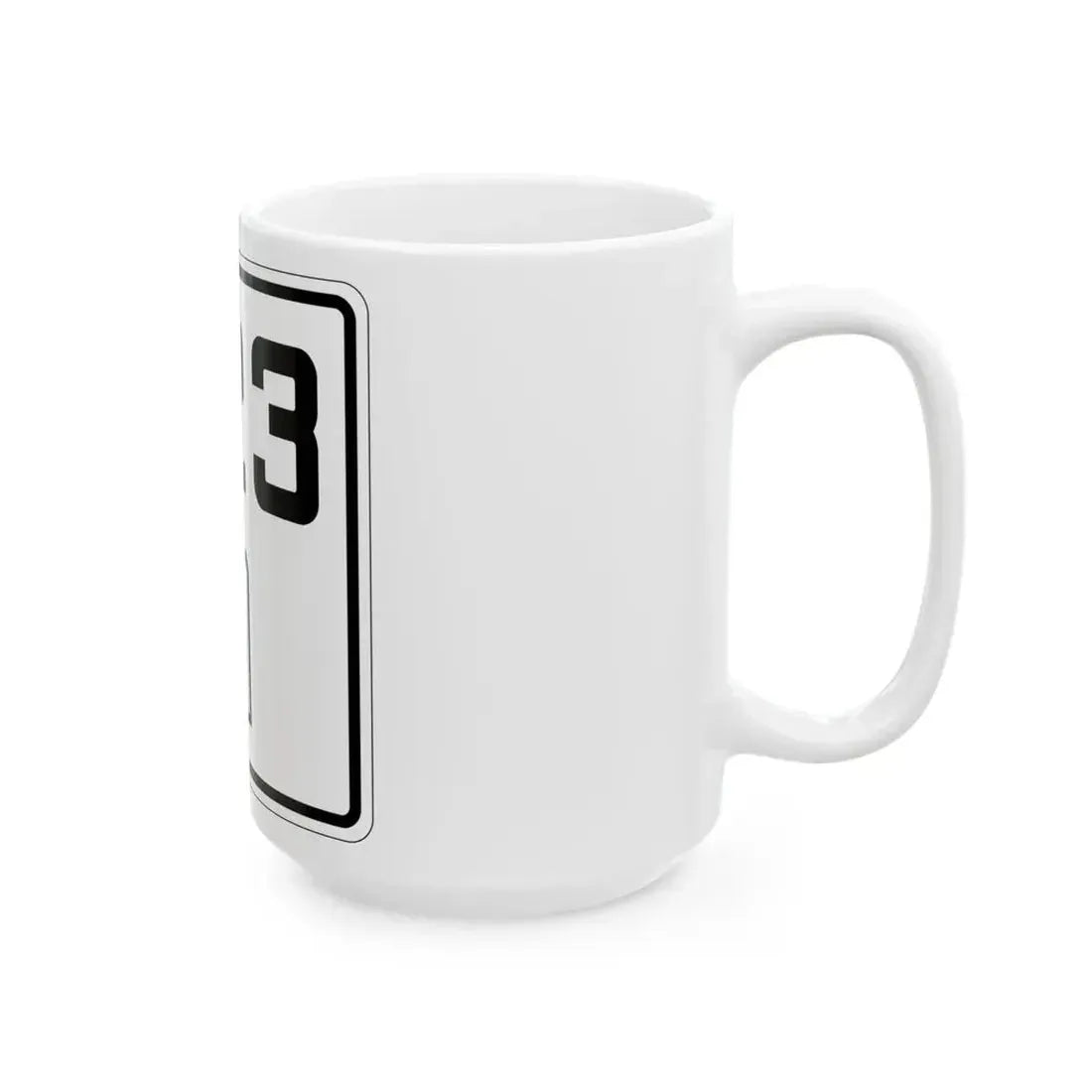 Idaho 23 1930 (Idaho) (Road Sign) White Coffee Mug - Go Mug Yourself