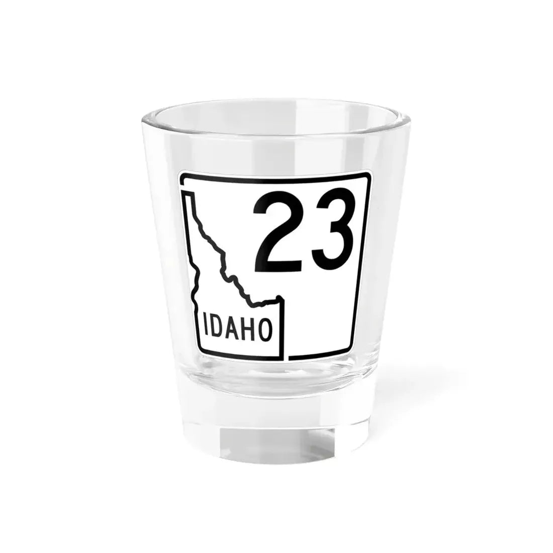 Idaho 23 1955 (Idaho) (Road Sign) Shot Glass 1.5oz 1.5oz - Go Mug Yourself
